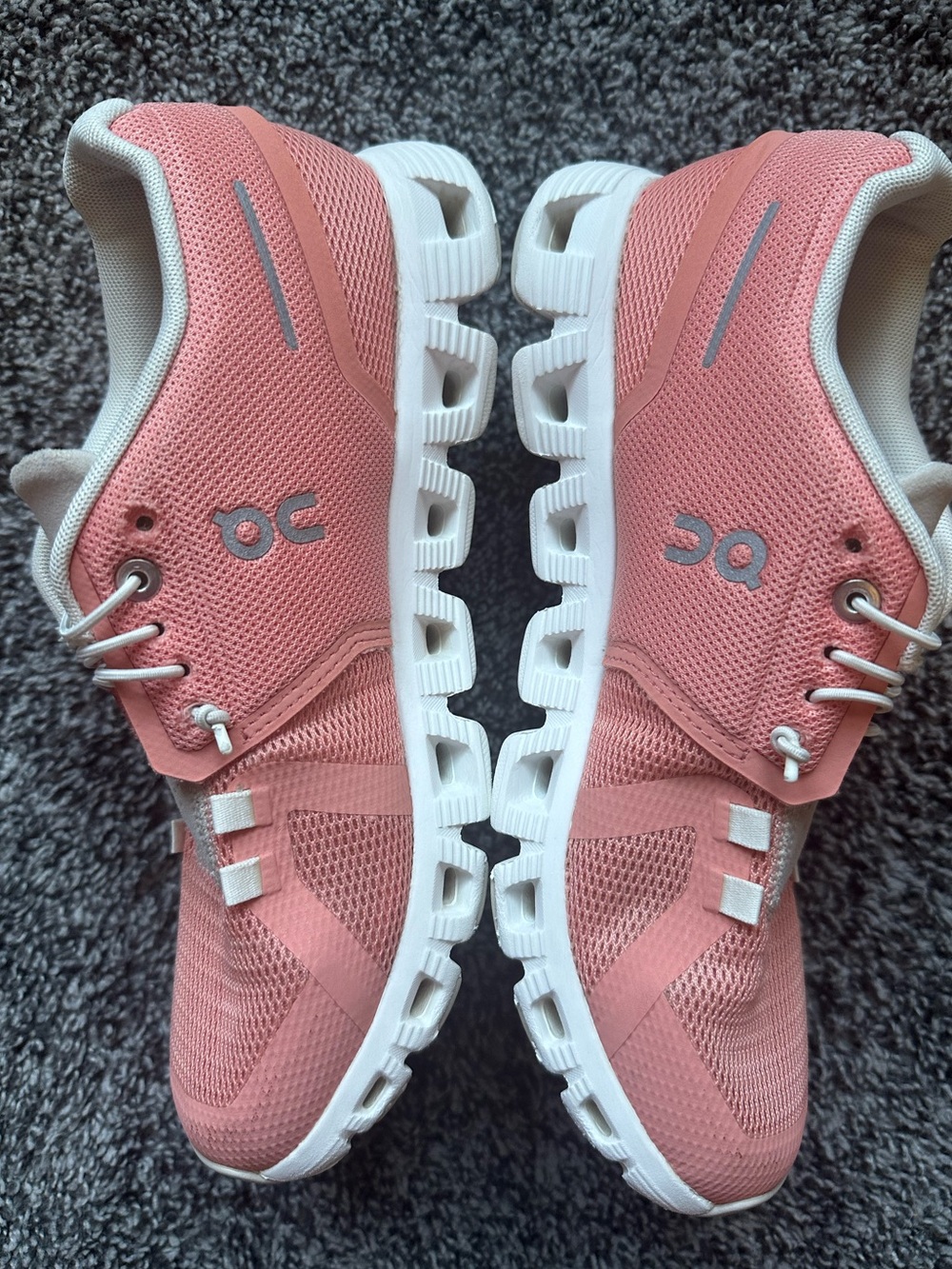Women's ON CLOUD 5 Running Walking Gym Sneakers Flamingo Pearl Size 8 - Picture 3 of 14